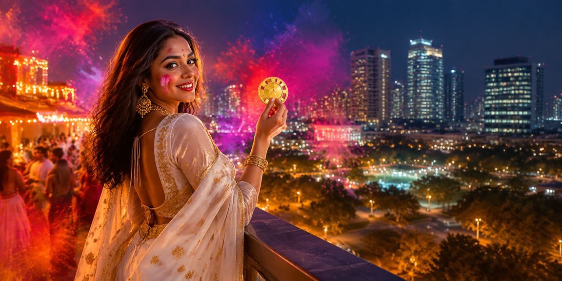Indian woman using mobile for secure online payment